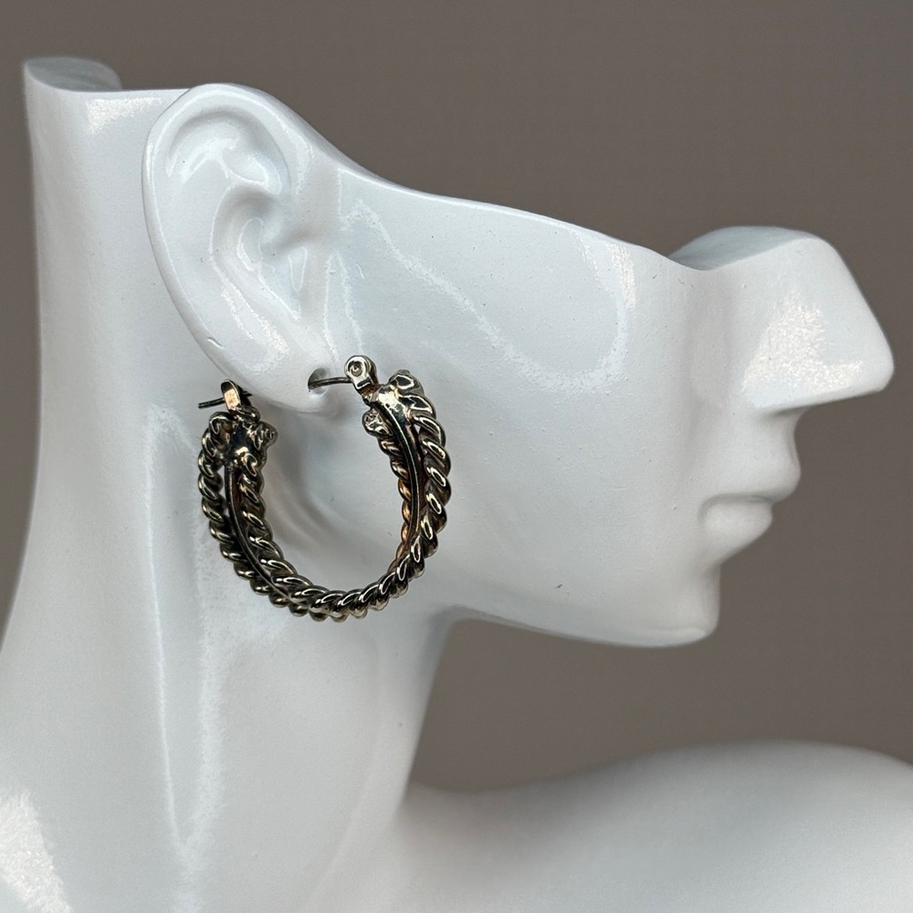 Elegant Silver Hoop Earrings